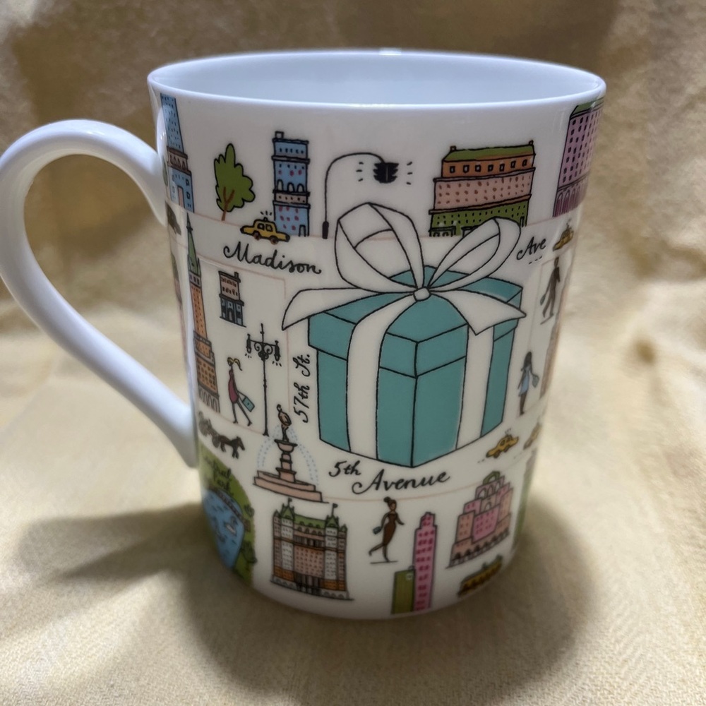 Tiffany Mug 1 only. White. No box.